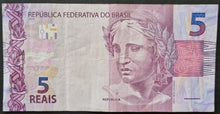 Load image into Gallery viewer, Brazil 5 Real Banknote
