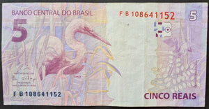 Brazil 5 Real Banknote