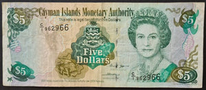 Cayman Islands 5 Dollars Banknote