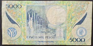 Colombia 5,000 Pesos Banknote