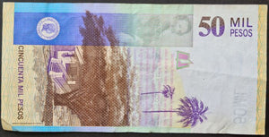 Colombia 50,000 Pesos Banknote