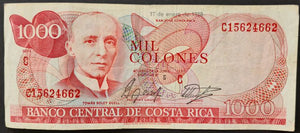 Costa Rica 1,000 Colones Banknote