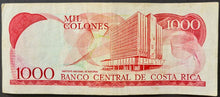 Load image into Gallery viewer, Costa Rica 1,000 Colones Banknote
