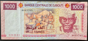 Djibouti 1,000 Francs Banknote