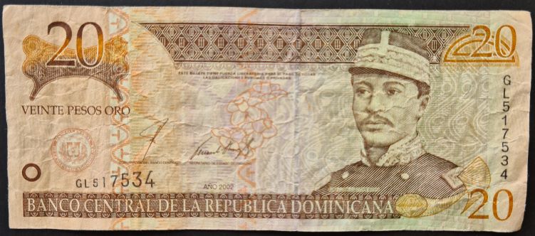 Dominican Republic 20 Pesos Banknote