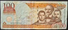 Load image into Gallery viewer, Dominican Republic 100 Pesos Banknote
