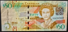 Load image into Gallery viewer, East Caribbean 50 Dollars Banknote
