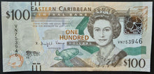 Load image into Gallery viewer, East Caribbean 100 Dollars Banknote
