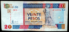 Load image into Gallery viewer, Cuba 20 Pesos Convertibles Banknote
