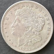 Load image into Gallery viewer, 1921 Morgan Silver Dollar United States Silver One Dollar Coin
