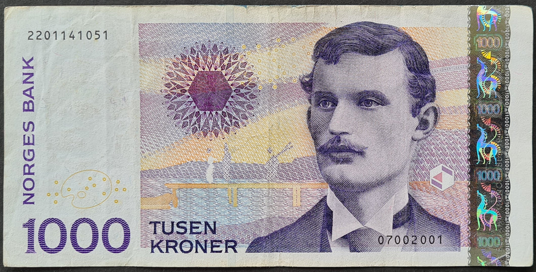 Norway 1000 Kroner Banknote