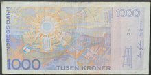 Load image into Gallery viewer, Norway 1000 Kroner Banknote
