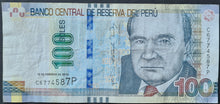 Load image into Gallery viewer, Peru 100 Nuevos Soles Banknote
