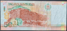 Load image into Gallery viewer, Peru 50 Nuevos Soles Banknote
