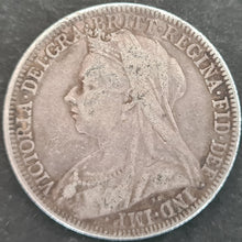 Load image into Gallery viewer, Great Britain 1900 Florin Queen Victoria
