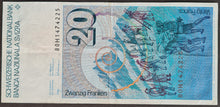 Load image into Gallery viewer, Switzerland 20 Francs Banknote
