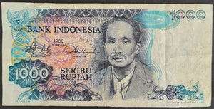 Indonesia 1,000 Rupiah Banknote