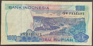 Indonesia 1,000 Rupiah Banknote