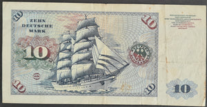 Germany 10 Deutsche Mark Banknote