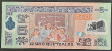 Load image into Gallery viewer, Guatemala 5 Quetzal Banknote
