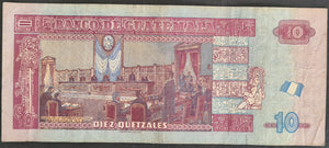 Guatemala 10 Quetzal Banknote