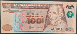 Guatemala 100 Quetzal Banknote