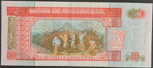 Guatemala 50 Quetzal Banknote