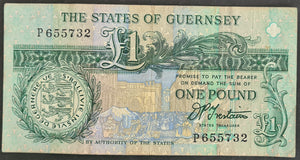 Guernsey 1 Pound Banknote