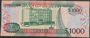 Guyana 1,000 Dollar Banknote