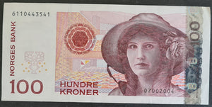 Norway 100 Kroner Banknote