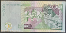 Load image into Gallery viewer, Mauritius 200 Rupees Banknote
