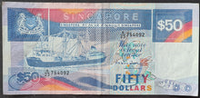 Load image into Gallery viewer, Singapore 50 Dollar Banknote (Ship Series)
