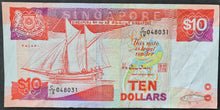 Load image into Gallery viewer, Singapore 10 Dollar Banknote (Ship Series)
