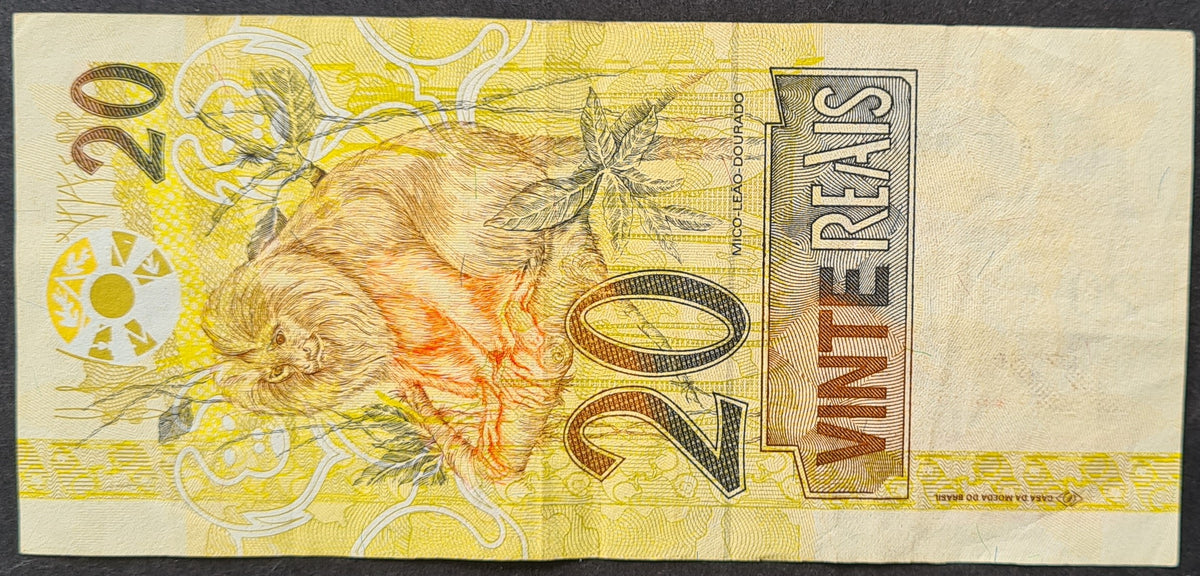 Brazil 20 Real Banknote – Coinpeeps