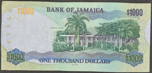 Jamaica 1,000 Dollars Banknote