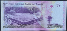 Load image into Gallery viewer, Tonga 5 Paanga Banknote
