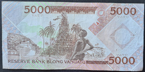 Vanuatu 5000 Vatu Banknote