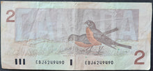 Load image into Gallery viewer, Canada 2 Dollar Banknote (The Birds of Canada Series)
