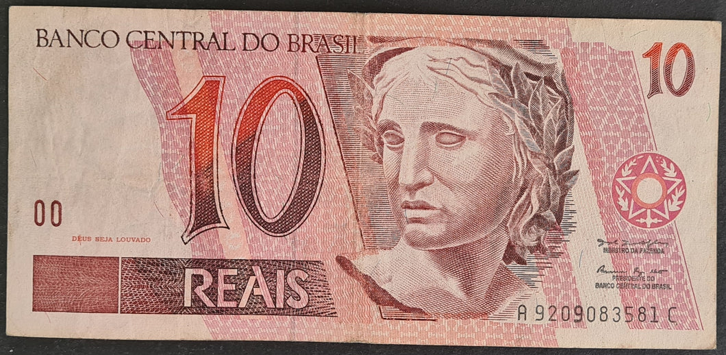 Brazil 10 Real Banknote