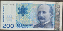 Load image into Gallery viewer, Norway 200 Kroner Banknote
