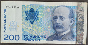 Norway 200 Kroner Banknote