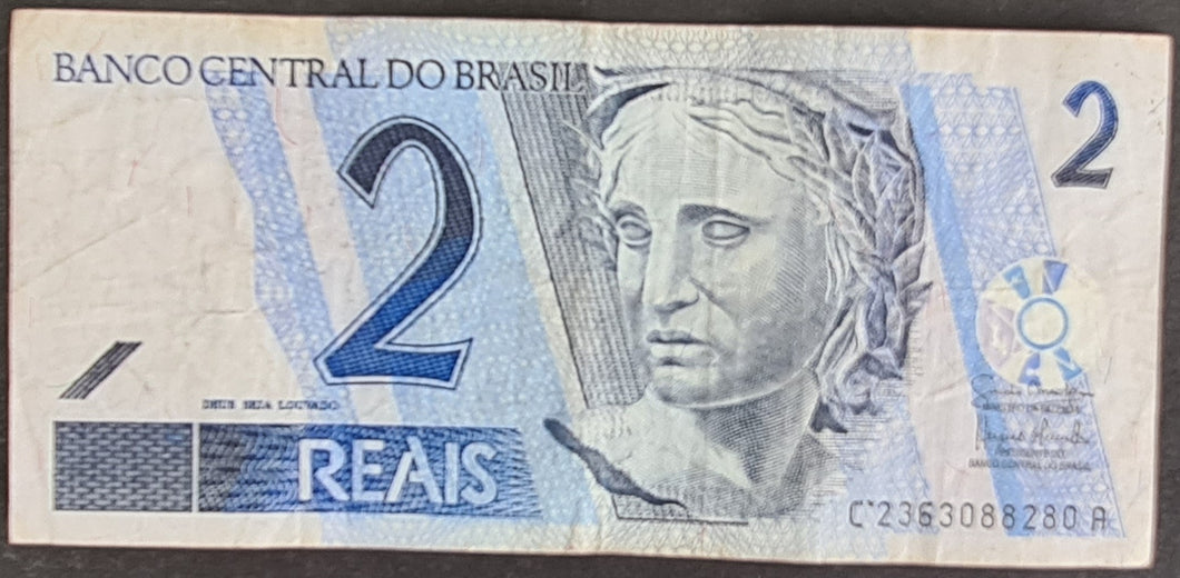 Brazil 2 Real Banknote