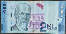 Load image into Gallery viewer, Costa Rica 2,000 Colones Banknote
