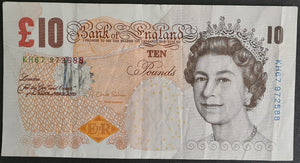 England 10 Pounds Banknote