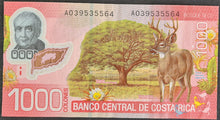 Load image into Gallery viewer, Costa Rica 1,000 Colones Banknote
