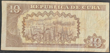 Load image into Gallery viewer, Cuba 10 Pesos Banknote
