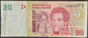 Argentina 20 Pesos Banknote