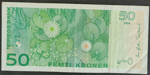 Norway 50 Kroner Banknote