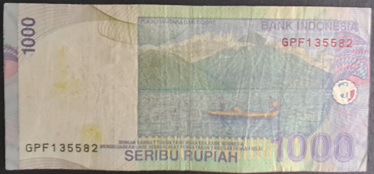 Indonesia 1,000 Rupiah Banknote – Coinpeeps