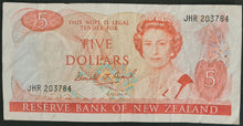 Load image into Gallery viewer, New Zealand 5 Dollar Paper Banknote
